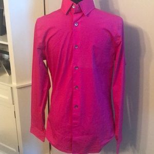 Men’s Express hot pink dress shirt